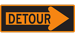 Detour--Smaller Sign